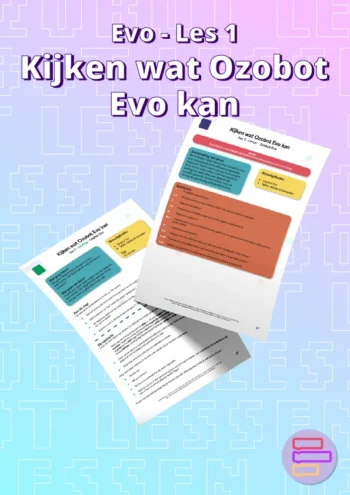 Les 1: Kijken wat Ozobot Evo kan - Evo