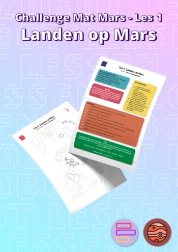 Les 1: Landen op Mars - Challenge Mat Mars